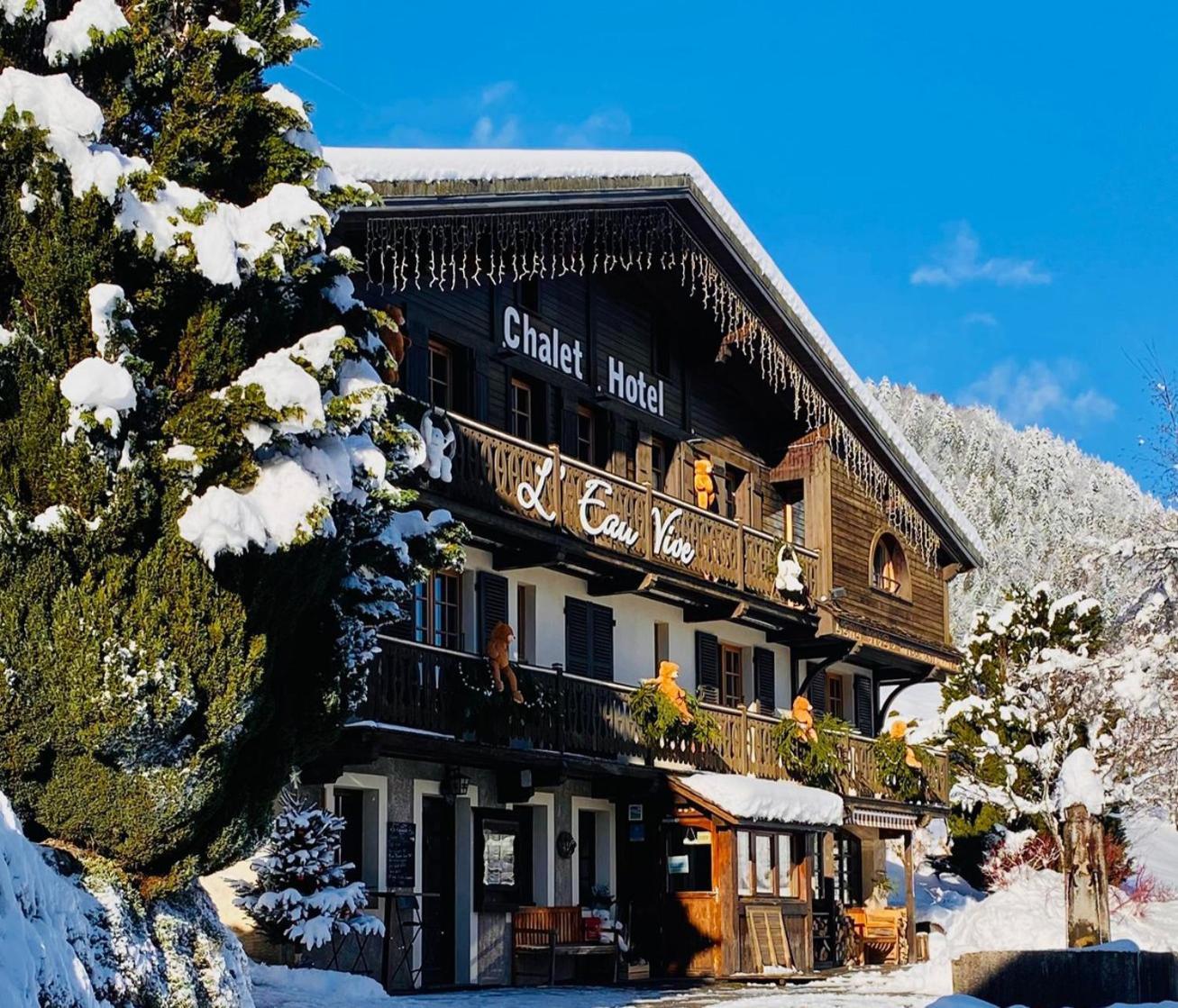 Chalet Appart'Hotel L'Eau Vive Saint-Nicolas-la-Chapelle  Bagian luar foto